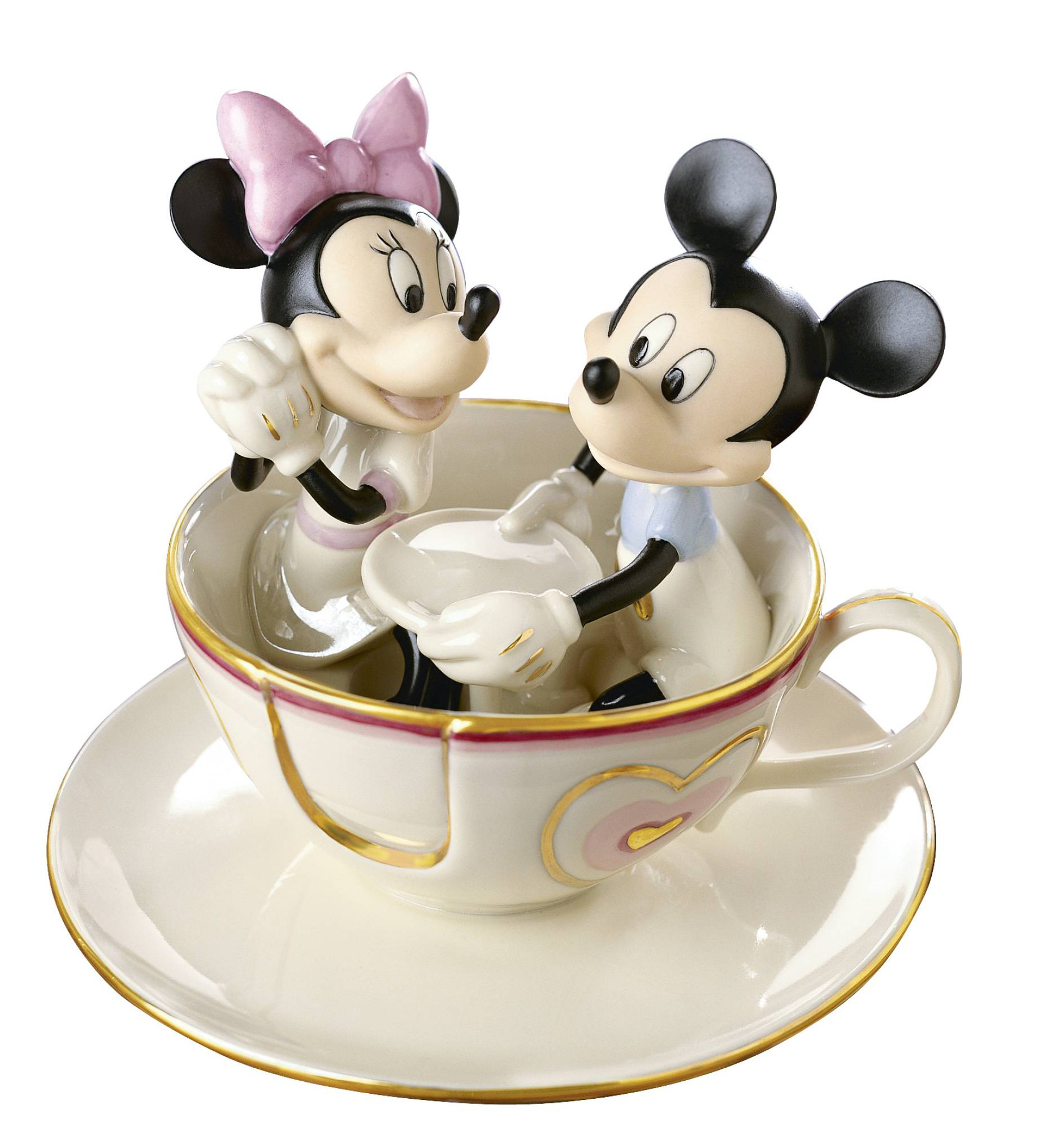 Lenox Disney's Mickey's Teacup Twirl Figurine & Reviews - Wayfair